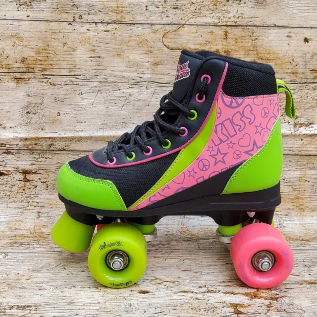 Luscious Skates Quad Roller Skates Size UK 2  EUR 34 US 3 Delish Rio Retro Style