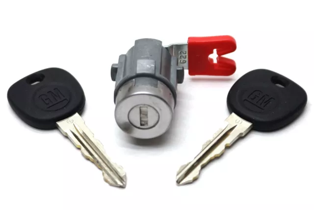 NEW LH Front Door Lock Cylinder w/GM Logo Keys / Fits Listed 2007-2017 GM Models
