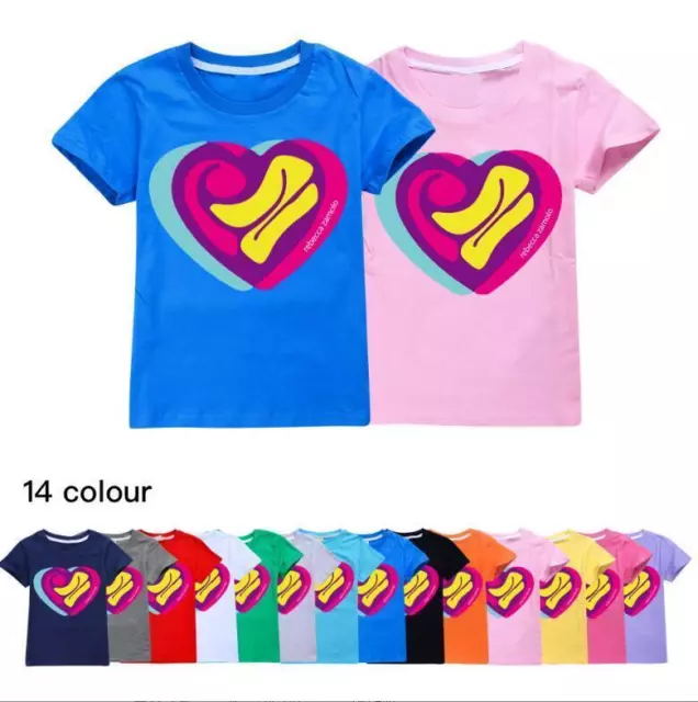 Kids Rebecca Zamolo Short Sleeve T-Shirt Childrens ZAMFAM Fun Youtube Tee Top