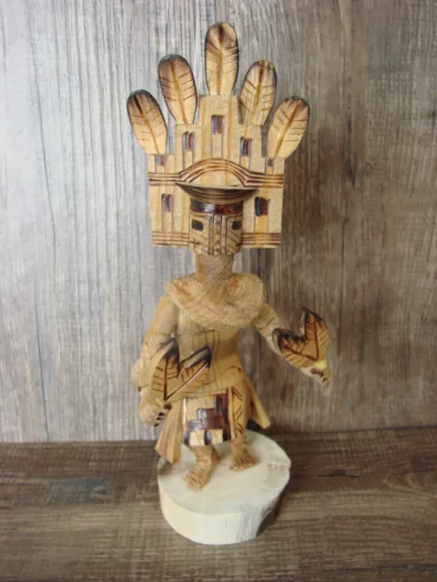 Navajo Indian Handmade Hemis Dancer Kachina by Platero