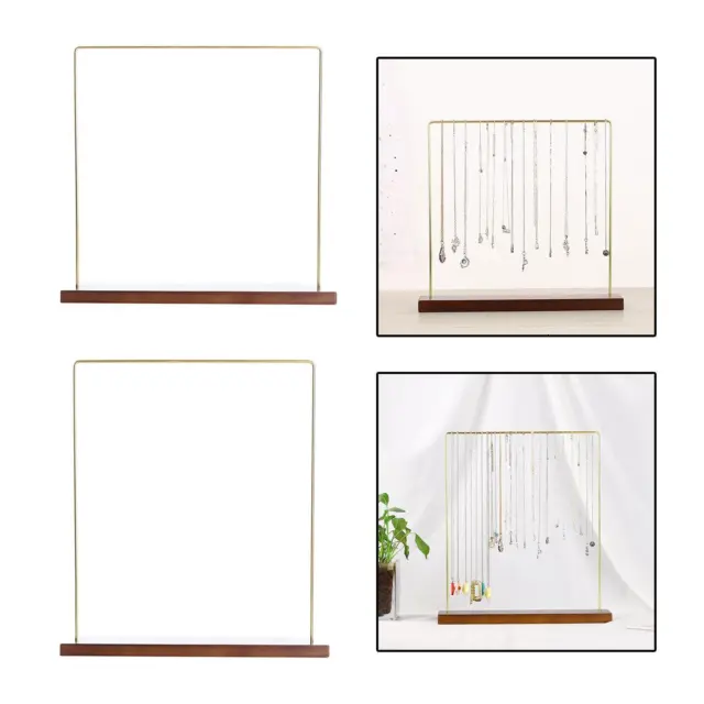 Porte-collier de table support moderne étagère en bois Base barre de  stable