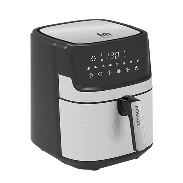 Auton Friggitrice Ad Aria Calda 4,5L: Touch Screen LED, 8 Programmi, 1500W Con Finestra E Tappetini In Silicone - 2