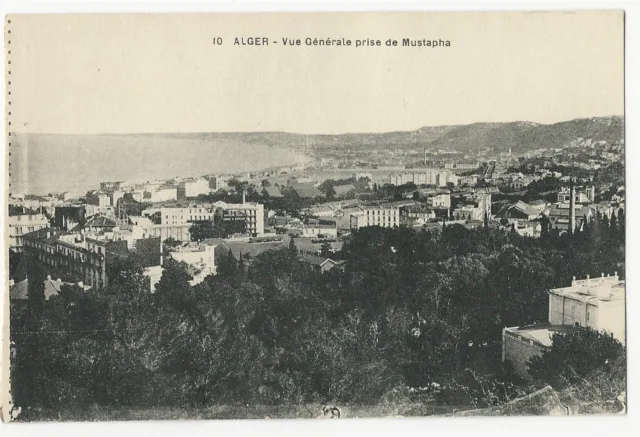 Algeria - Alger / Algiers - Vue Generale Prise De Mustapha - Vintage Postcard