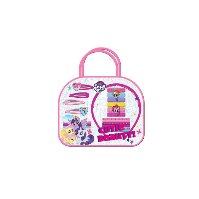 My Little Pony Hair Accessories Girls Ideal Gift Set in a Cute PVC Handbag Kids