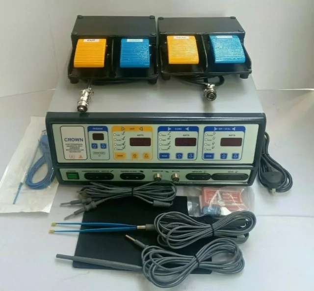 Electrosurgery Crown 400W Digital Cautery Vessel Sealing System And Bipolar TURP