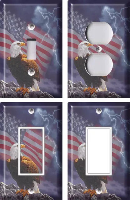 American Bald Eagle - Light Switch Covers Home Decor Outlet