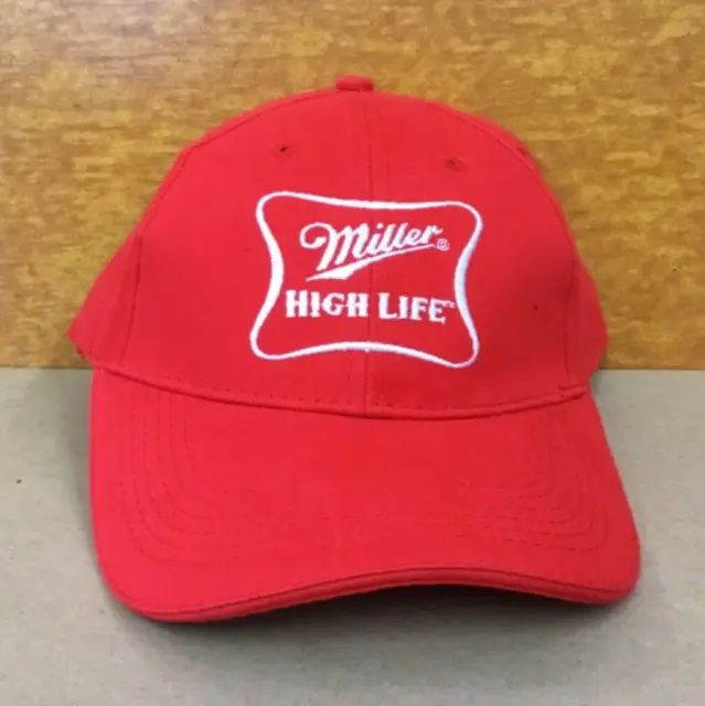 Miller High Life Beer Baseball Adjustable Strap Back with direct embroidery New