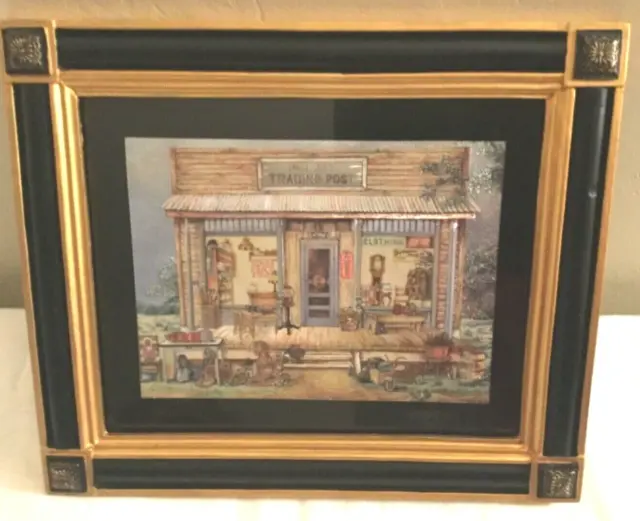 Coca Cola Uncle Joe's Trading Post 10 x 12 Framed Manifeststayons Magic Picture