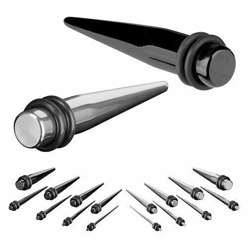 Varilla de Extensión Expansor Taper Acero Inox Titanio Set La Piercing Oreja