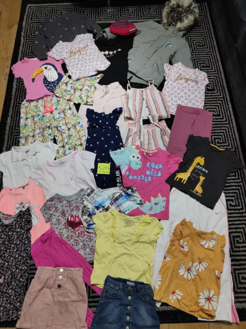#237💜 Huge Bundle Of Girls Clothes 5-6years GEORGE NEXT FRIENDS NUTMEG RIVER