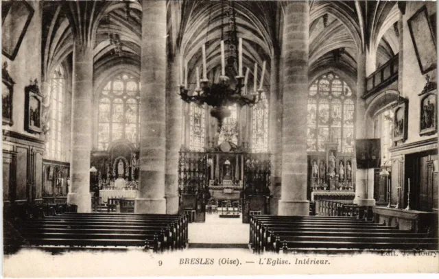 CPA Bresles - L'Eglise - Interieur (1032841)