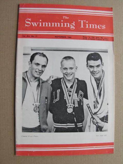 1964 SWIMMING TIMES Bobby McGregor, Anne Cotterill, Elaine Gray, Beulah Gundling