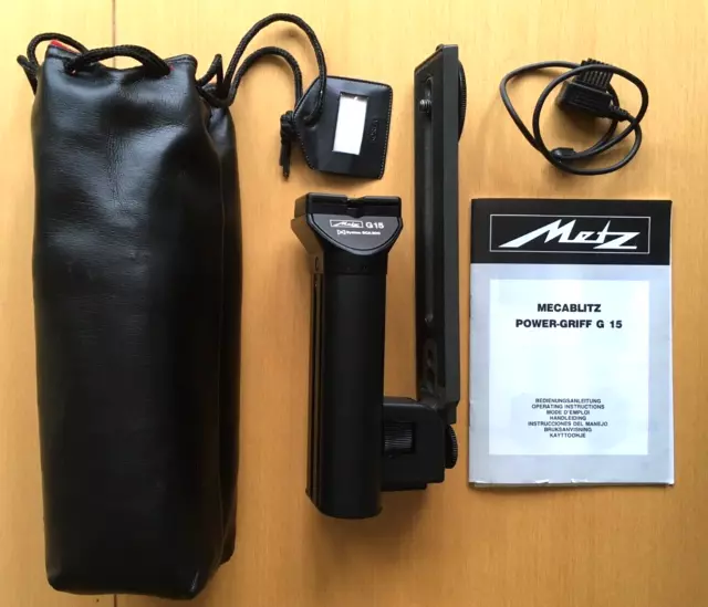 METZ G15 POWER HANDEL for System SCA 300 - incl. Sync Cable, Pouch & Manual