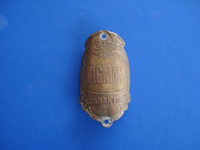PLAQUE ANCIENNE DE vélo , cycle , headbadge EUR 12,00 - PicClick FR