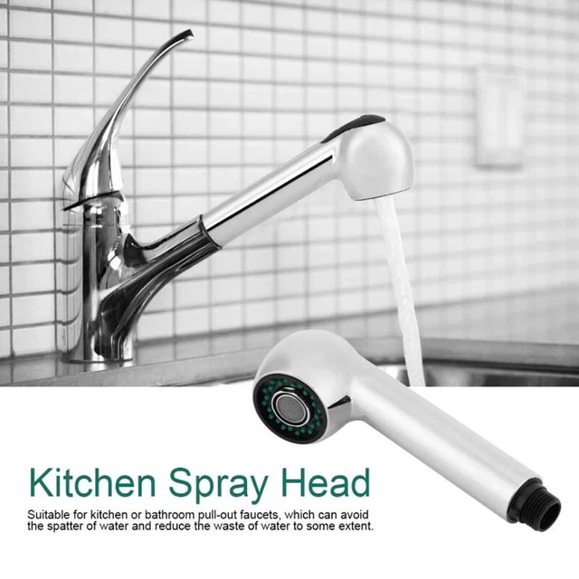 Pull Out 2 Functions Replacement Spray Shower Head Kitchen Mixer Tap Handset New
