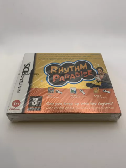 Rhythm Paradise - Nintendo Ds Game Pal Version - Brand New & Factory Sealed