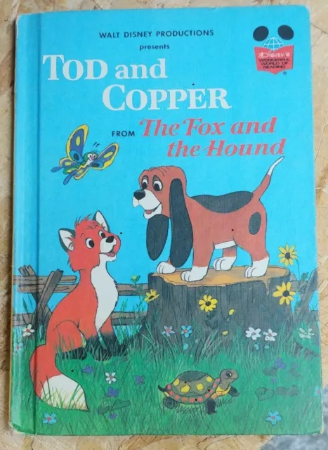 TOD AND COPPER Walt Disney's Wonderful World of Reading Book Club 1981