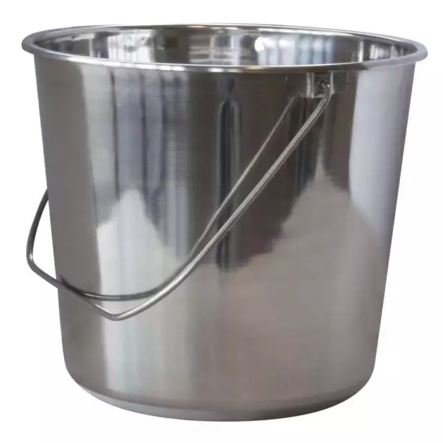 Large Stainless Steel Bucket Set 3 Piece