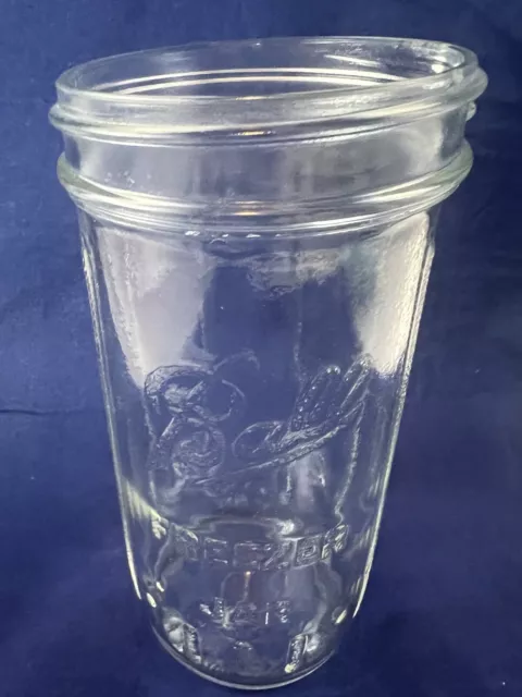 Vtg Ball Refrigerator Freezer Glass Canning Jar 7” Tall 22oz. No Lid Vintage
