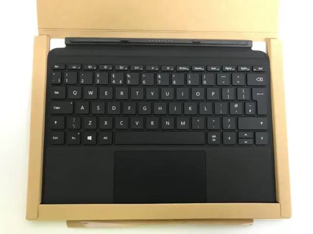 Original Microsoft 1840 Surface Pro Type Cover UK Keyboard- Black