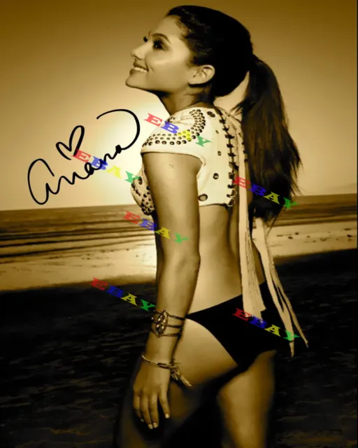 Ariana Grande as Cat Valentine Victorious Autographed Signed 8x10 Photo Reprint