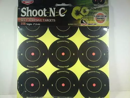 Birchwood Casey Shoot N C Targets 2" round x 108