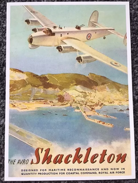 Avro Shackleton No 23 postcard 2008