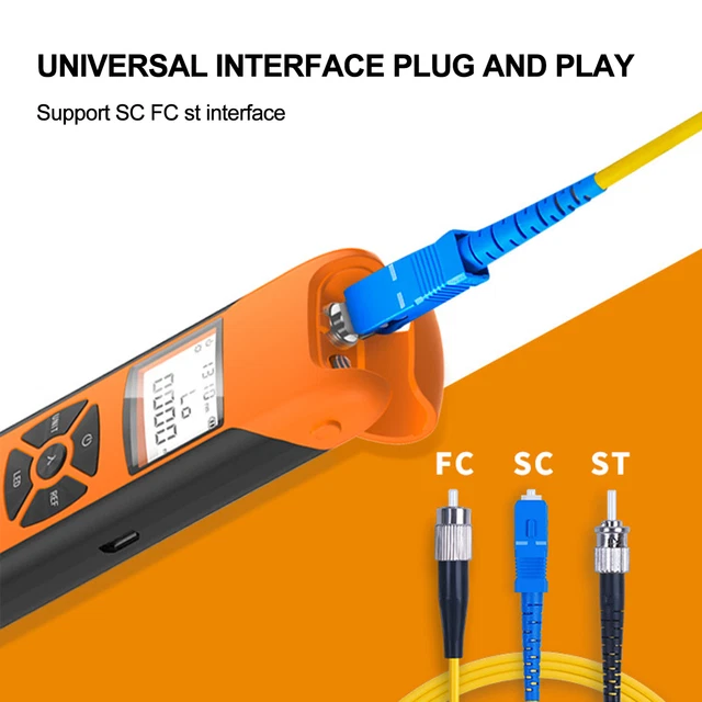 Optical Power Meter Backlit Supported Multifunction Anti Rust Fiber Cable Tester