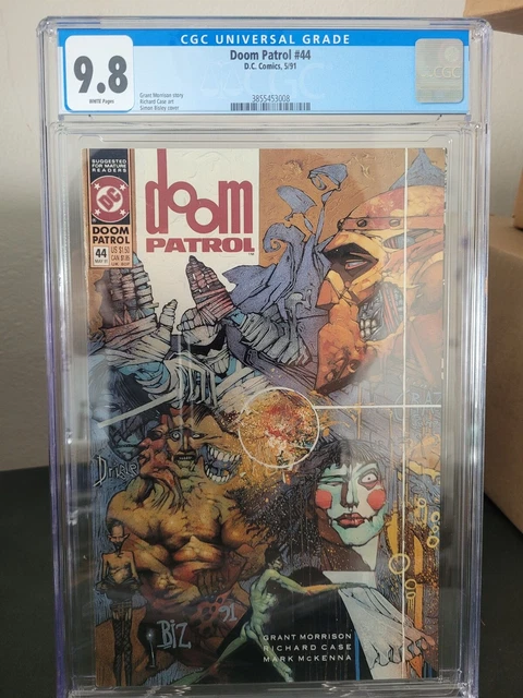 Doom Patrol #44 Cgc 9.8 Graded 1991 Dc Comics Grant Morrison! Simon Bisley Cover