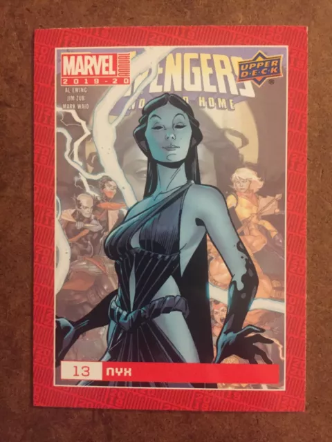NYX 13 Marvel Annual 2019-20 Upper Deck Trading Card