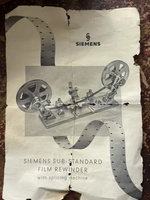 Siemens Film Rewinds And Splicer