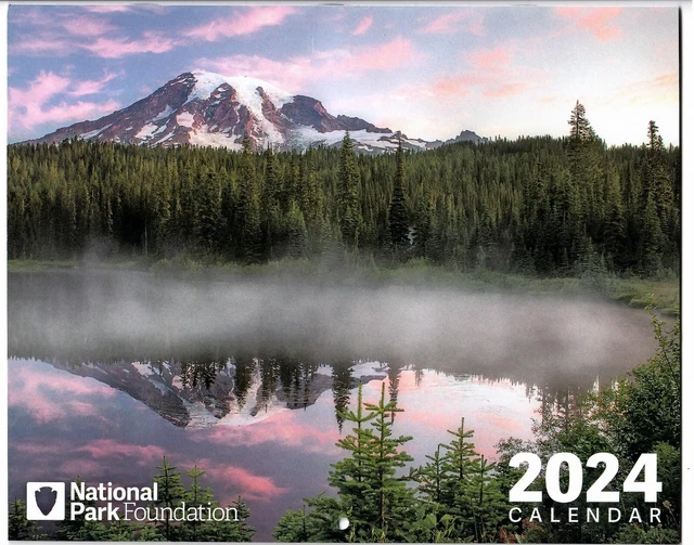 NATIONAL PARK FOUNDATION Scenery 2024 Calendar 5.00 PicClick