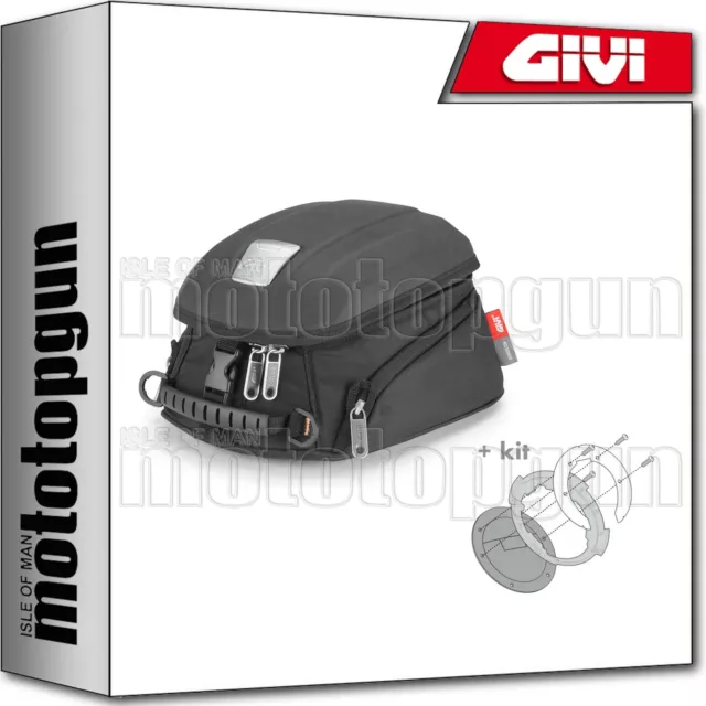 Givi Tankrucksack Tanklock Mt505 + Befestigungsring Honda Vfr 1200 F 2012 12