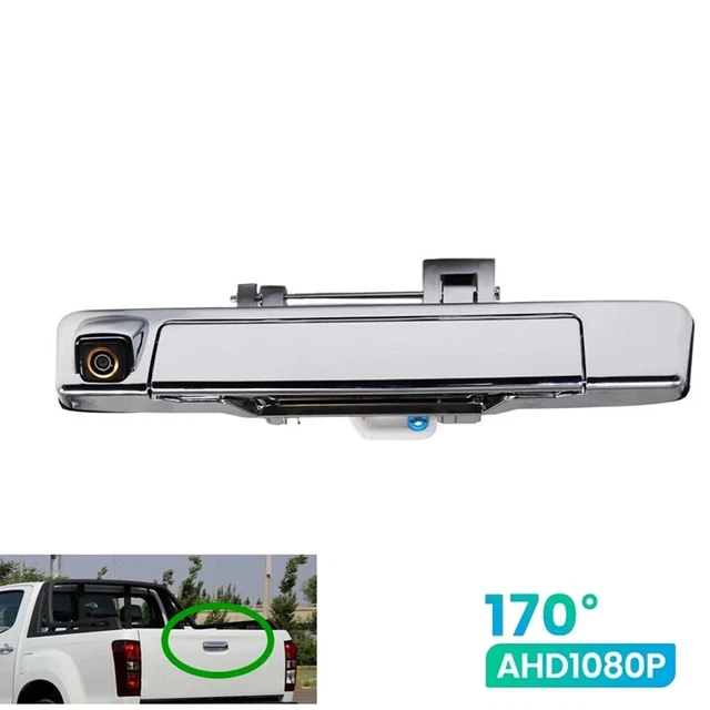 Porte Poignée Extérieure Poignée Extérieure Pour Isuzu Pour D-Max 2012-2020 2019 2018 2017 2016 2015 Pick-up Avec Caméra Poignée Hayon Arrière Caméra Caméra Recul Chrome