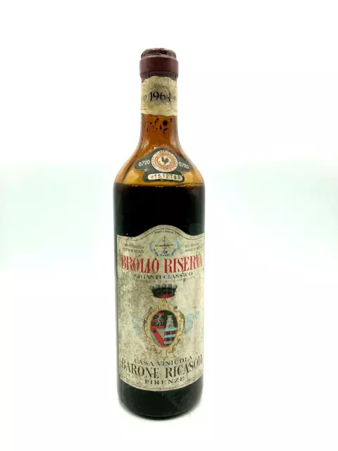 Chianti Classico 1964 Brolio Riserva Barone Ricasoli 72cl 13%