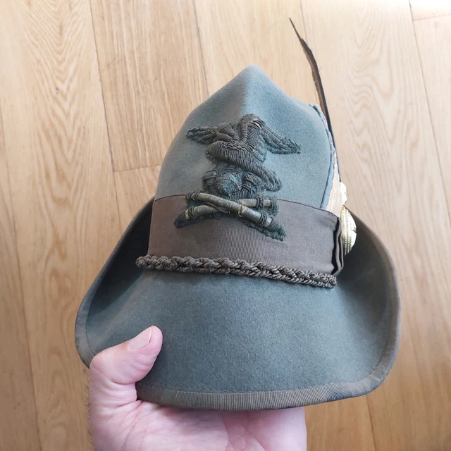 Cappello Alpino Artiglieria Seconda Guerra Mondiale Ww2 Regio Esercito Italiano