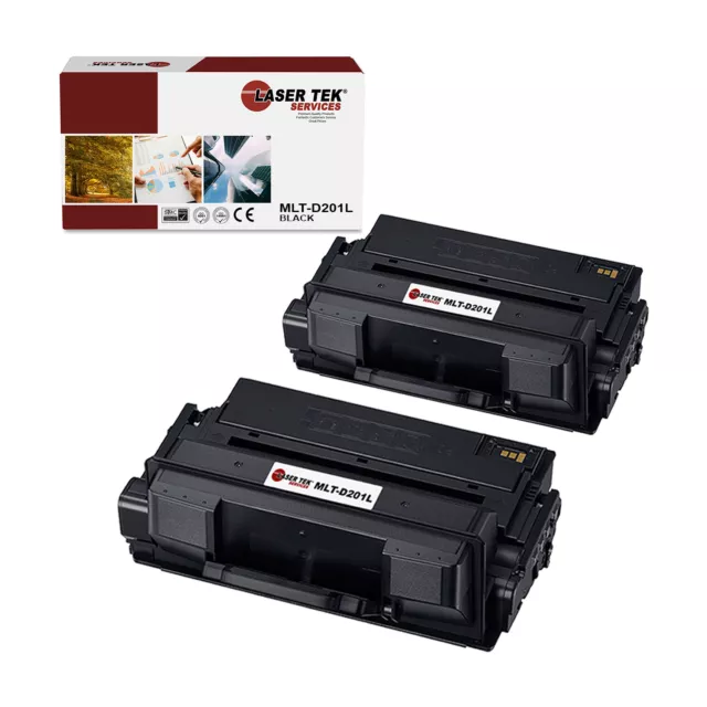 2 piezas LTS MLT-D201L negro HY compatible con tóner Samsung ProXpress M4080FX