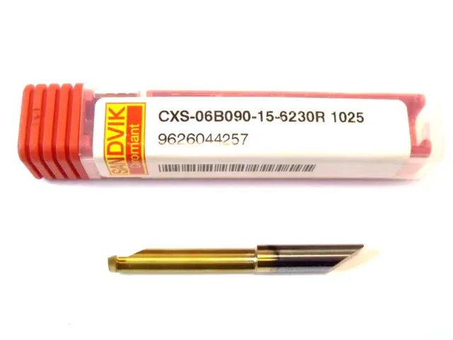 NIB Sandvik Coromant CXS-06B090-15-6230R 1025 Carbide Boring Bar