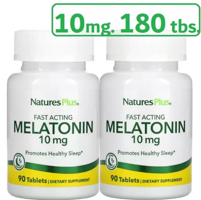 MELATONI 10mg 180 tbs. NATURE PLUS  Envío 24h . DORMIR MEJOR,  DESCANSAR MÁS