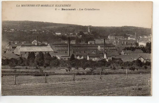 BACCARAT - Meurthe et Moselle - CPA 54 - les Cristalleries