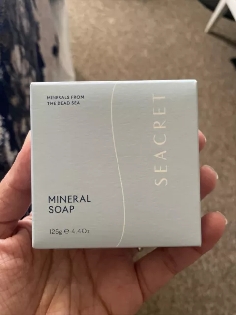 Seacret Mineral Massage Soap 4.4oz/125g Minerals from the Dead Sea 1 Bar