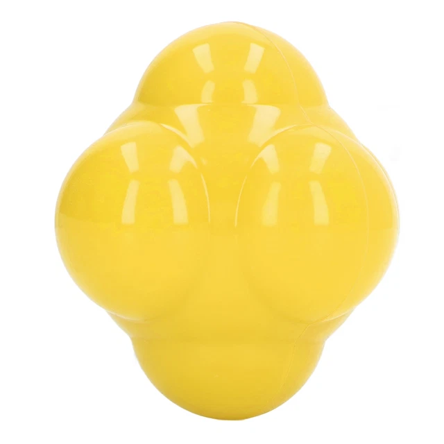 (Yellow) Ball Easy To Play Trainer Lightweight Rubber Bright Color To