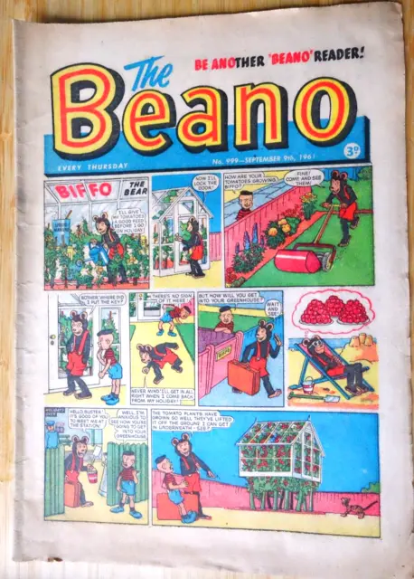 BEANO COMIC No. 999. September 9th 1961