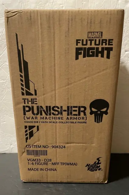 Hot Toys 1/6 Scale Punisher War Machine Armor Figure Brand New Sealed Us Seller