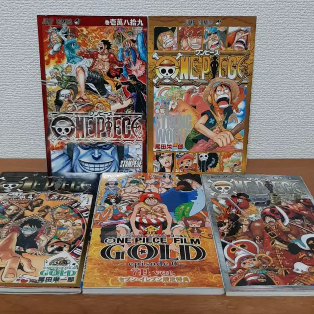 One Piece Film Vol.0, 7-11Ver.Gold, 777, 1000, 10089 Theater Limited Book  Movie