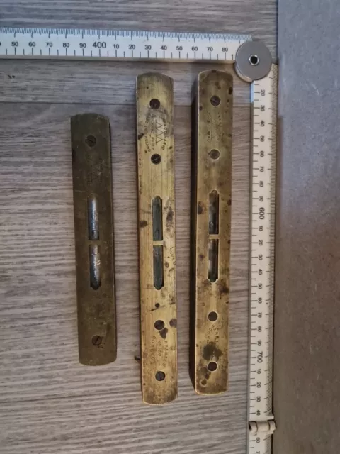 Collection Of Vintage Hockley Abbey Small Spirit Levels Old Tools