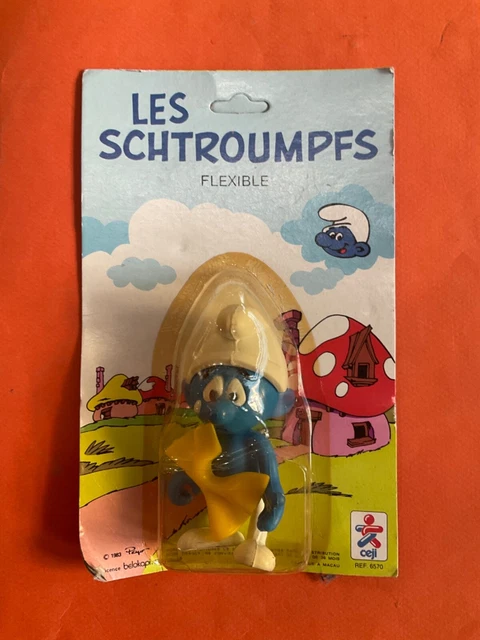 Figurine Flexible Céji – Grand Schtroumpf, Les Schtroumpfs, Neuve Sous Blister