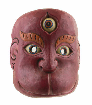 Masque tibétain Hanuman singe Bois Himalaya-Animiste Chamane Tibet Nepal 26611