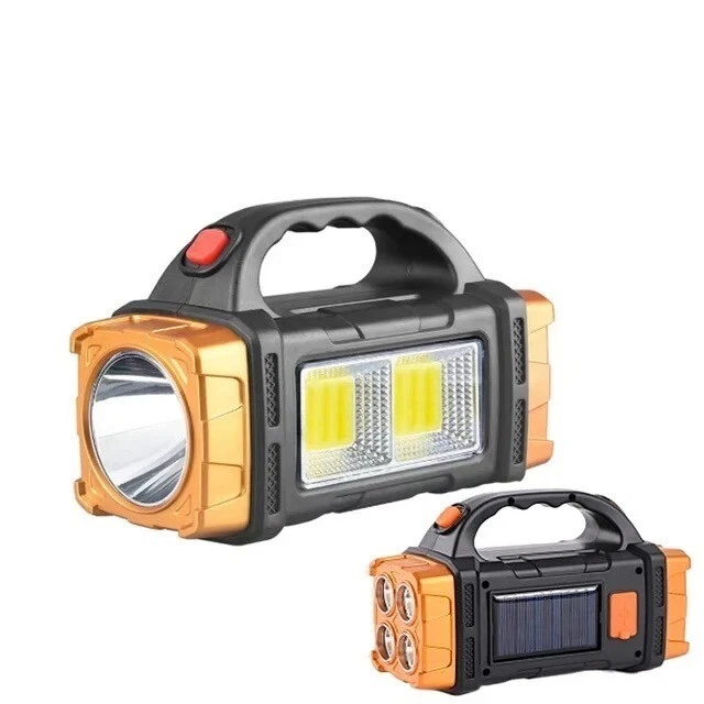1 lampe de poche LED de camping rechargeable par USB, étanche, avec