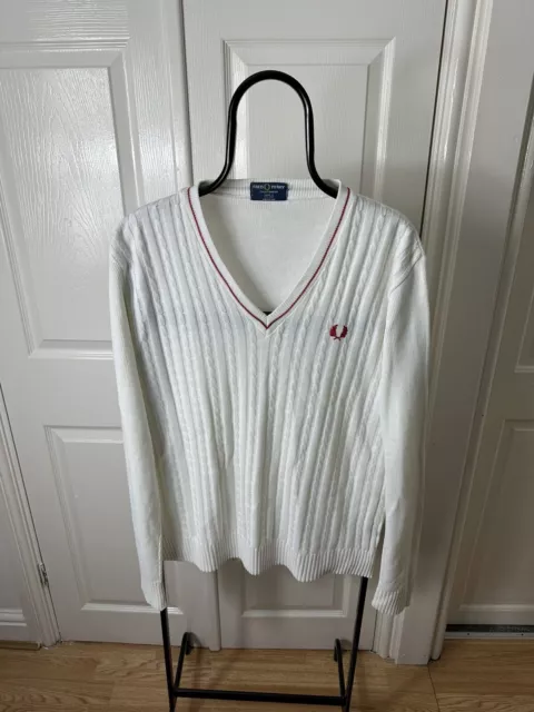Fred perry cricket jumper sale